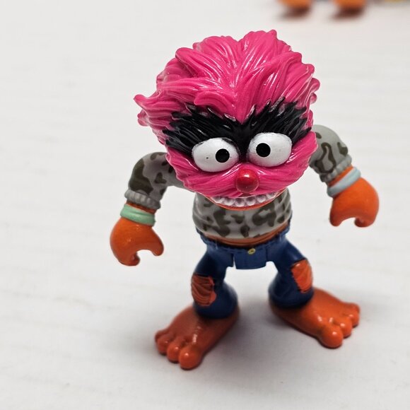 Disney Muppet Babies Sesame Street 4 Figures Ms Piggy Kermit Frog Gonzo Animal - Picture 13 of 16